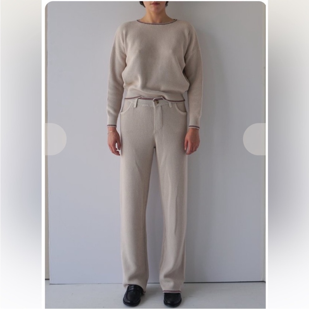Still Here Childhood Knit Straight-Fit Pant